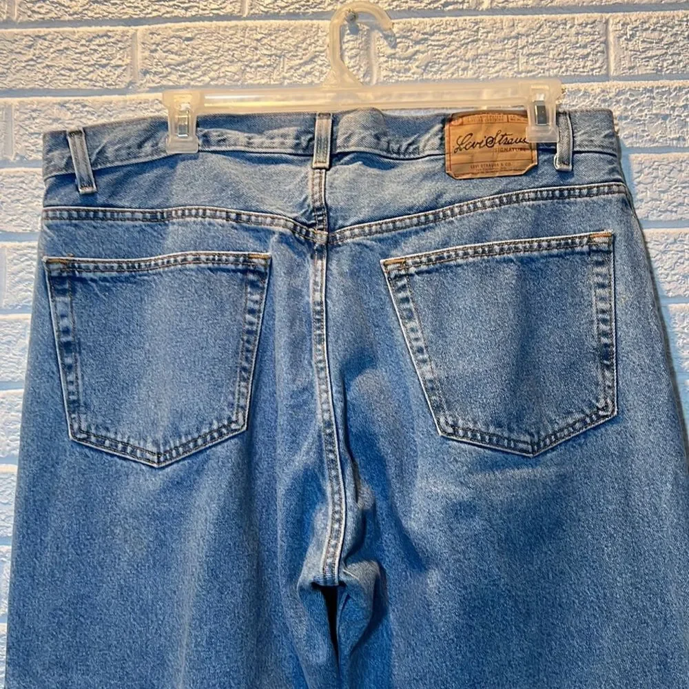Mens Levi’s Straus Signature Jeans 40W 30 L
